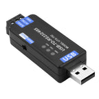 1/2/5PCS USB to RS485 RS232 Converter Module with CH343G Chip Plug and Play for Windows MacOS Linux Signal Conversion