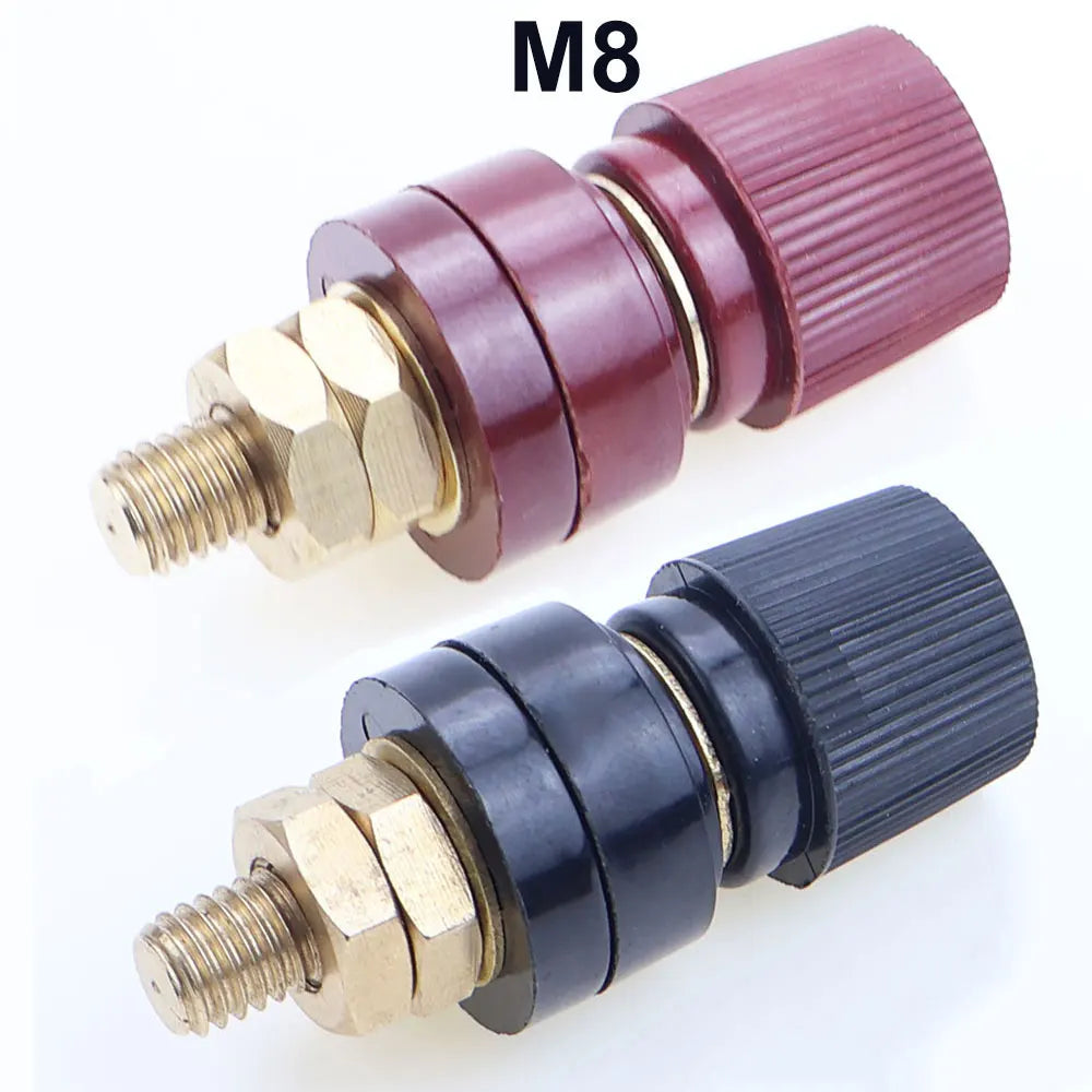 1/2PCS 6mm 8mm Brass Posts Terminal Blocks Power Supply Terminals M6 M8 Welding Machine Inverter Post Connector Car Accessories
