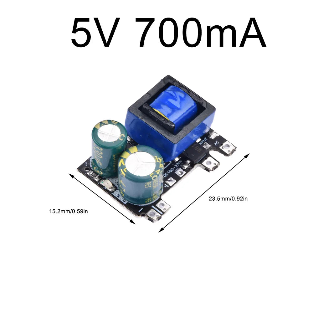 AC-DC 5V 700mA 3W 1A 5W 2A 10W Precision Buck Converter AC 110V 220V to 5V DC step down Transformer power supply module