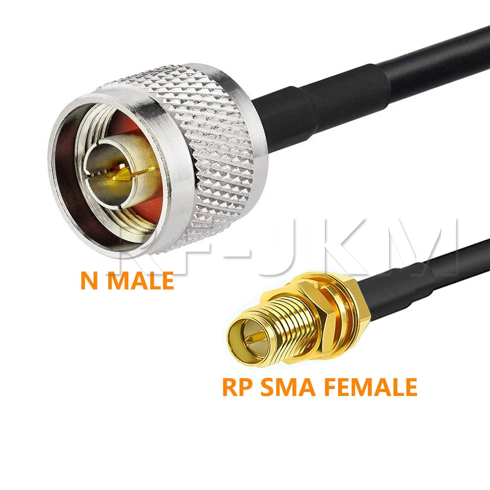 N Type To SMA RPSMA Male Female Connector Crimp for RG58 Coax Extension Jumper Pigtail Cable L16 N To SMA Fast Delivery Brass RF