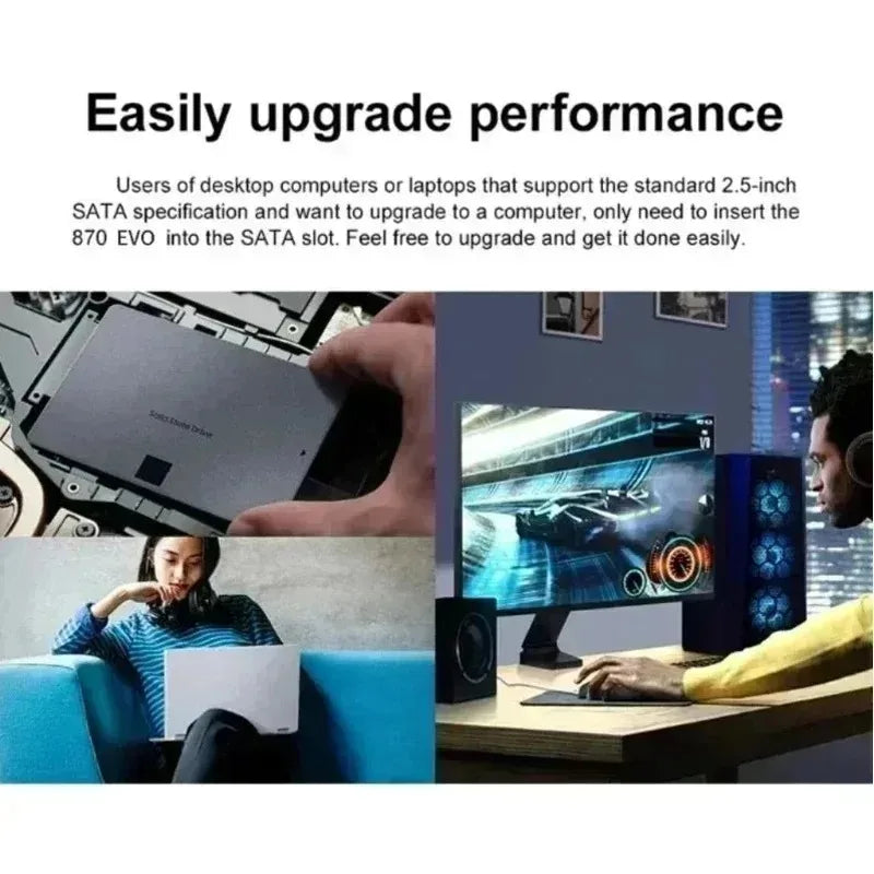 870 EVO 2TB SATA3 2 5 Inch SSD 560MB Read 530MB Write V NAND High Speed For PC Laptop Desktop Storage System Upgrade Pro Max