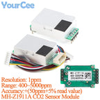2pcs/1pc MH-Z1911A MH-Z19 NDIR CO2 Carbon Dioxide Air Gas Sensor Module MHZ19 Infrared IR 400-5000ppm for CO2 Monitor