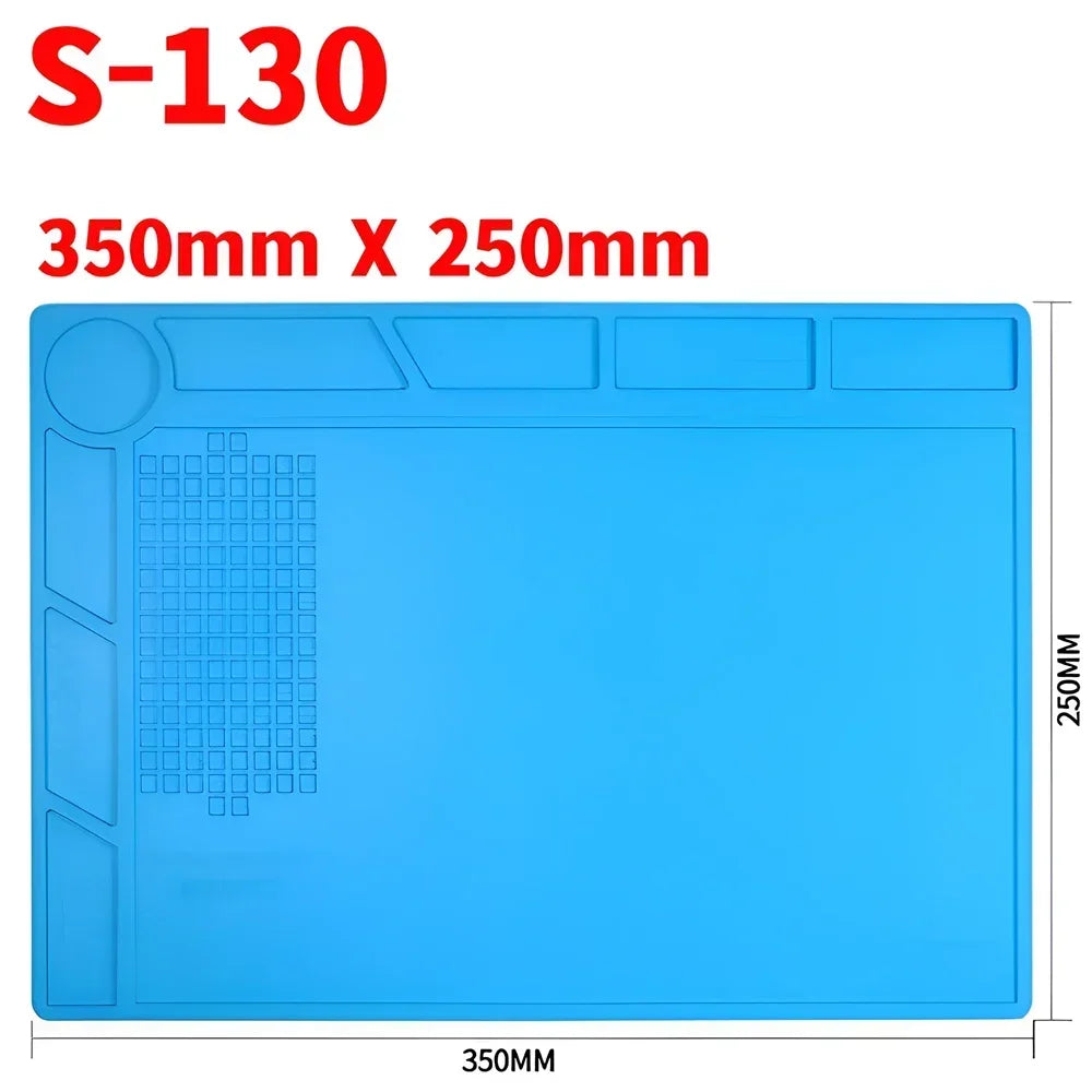 ESD Heat Resistant 932℉ Soldering Mat Job Tools Computer Phone Repair Kit Working Repair Pad Heatresistant Maintenance Platform