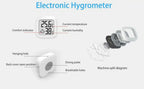 1/2pc LCD Digital Thermometer Hygrometer Indoor Room Electronic Temperature Humidity Meter Sensor Gauge Weather Station For Home