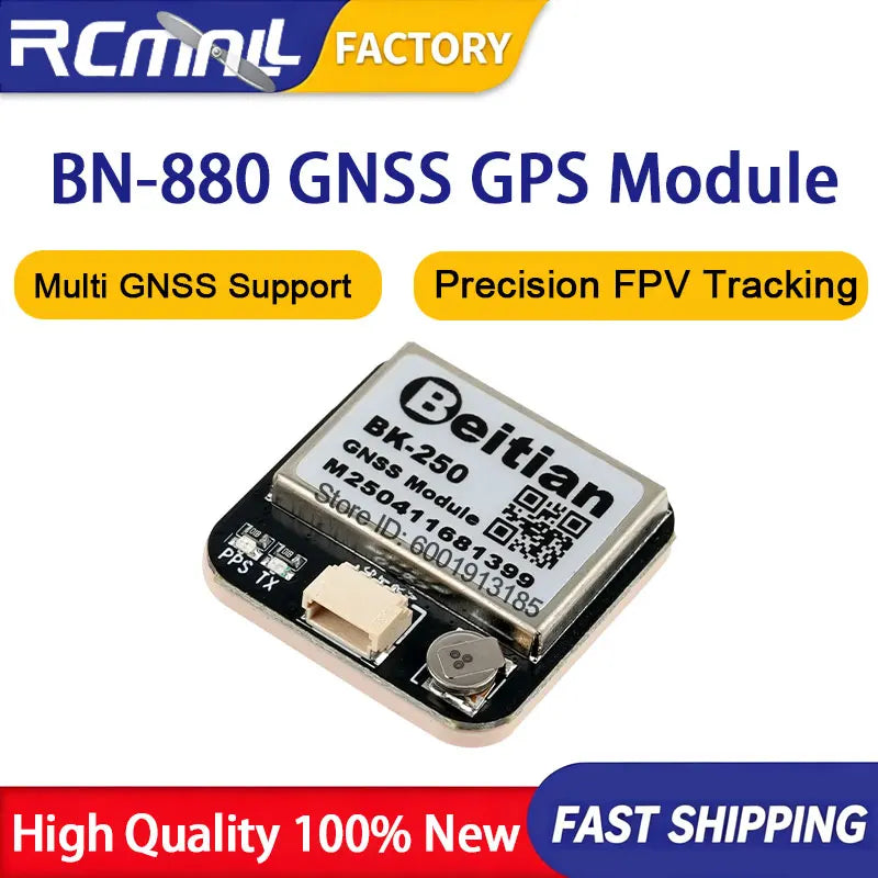 BN-880 Integrated GNSS GPS Module Ceramic Antenna HMC5883 Compass Navigation Receiver for PX4 Pixhawk FPV RC Drone Controller