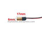 650nm 5mW Line/Cross/Dot RED Laser Module Head Adjustable Beam 3-5V 12MM Glass Lens Focusable Diode Head Industrial Class