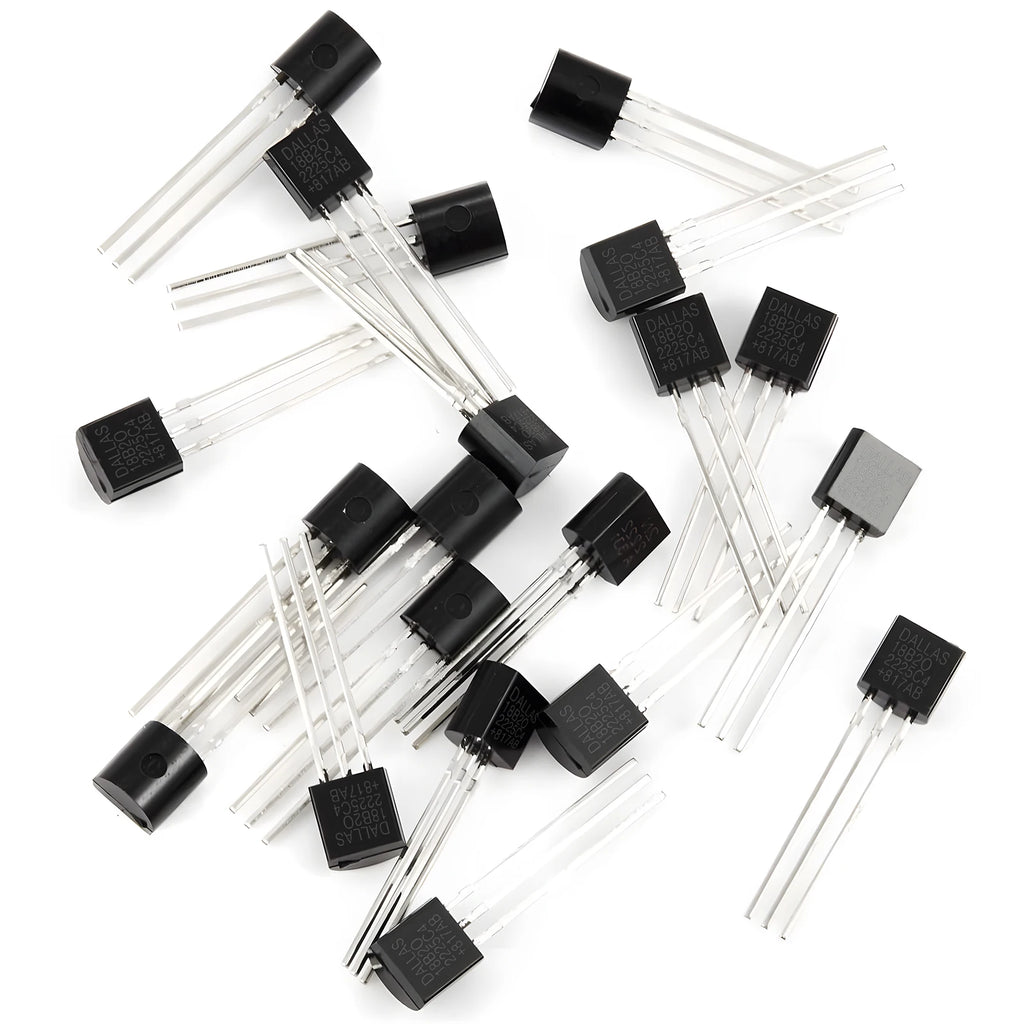 1/5/10/20pcs Temperature Sensor Electronic Chip DS18B20 TO-92 18B20 chips IC DIY Electronic Digital Thermometer -55°C to 125°C