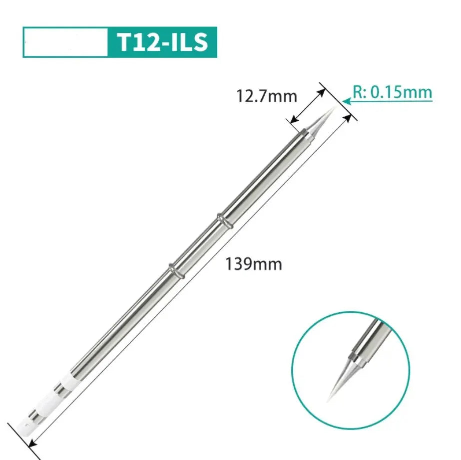 T12 Tip Soldering Iron Tip T12-D24 ILS J02 K KU for Hakko Fx951 DIY T12 Soldering Station Kits Welding Tools