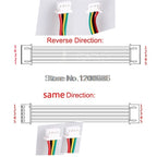 15CM 24 AWG JST XA 2.5 2.5MM XA2.5 XA 2.5 XAP-05V-1 2P/3P/4P/5P/6 Pin  Female & Female Double Connector with Cable 1007