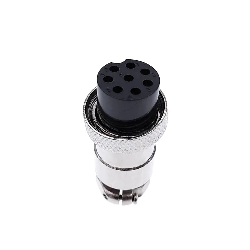 GX20 Metal Aviation Connector 2 3 4 5 6 7 8 9 10 12 14 15 Pin Male Female Plug Socket Panel Mount Flange Circular Cable Joint