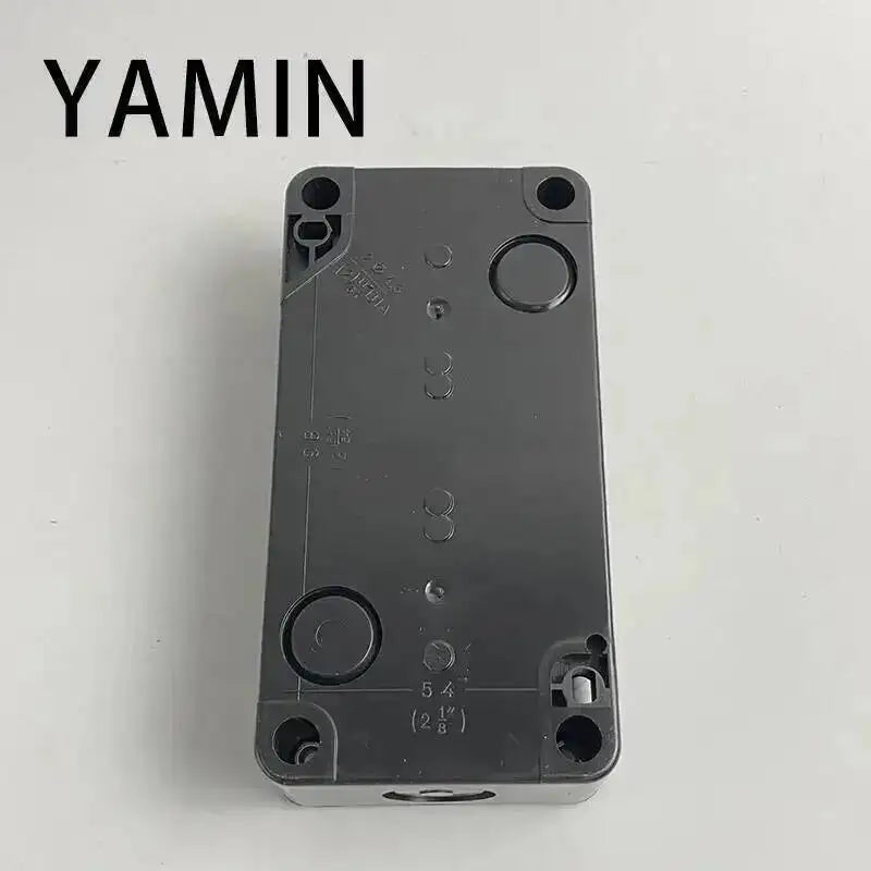 600V 10A OFF-ON-OFF Start Stop NC Emergency Stop NO Red Green Control Electric Circuit Flat Push Button Switch