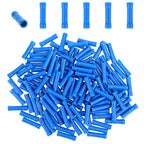 100pcs Blue Butt Connectors, Butt Splice Crimp Connectors, (16-14) AWG Insulated Electrical Wire Crimp Connectors, Butt Splice