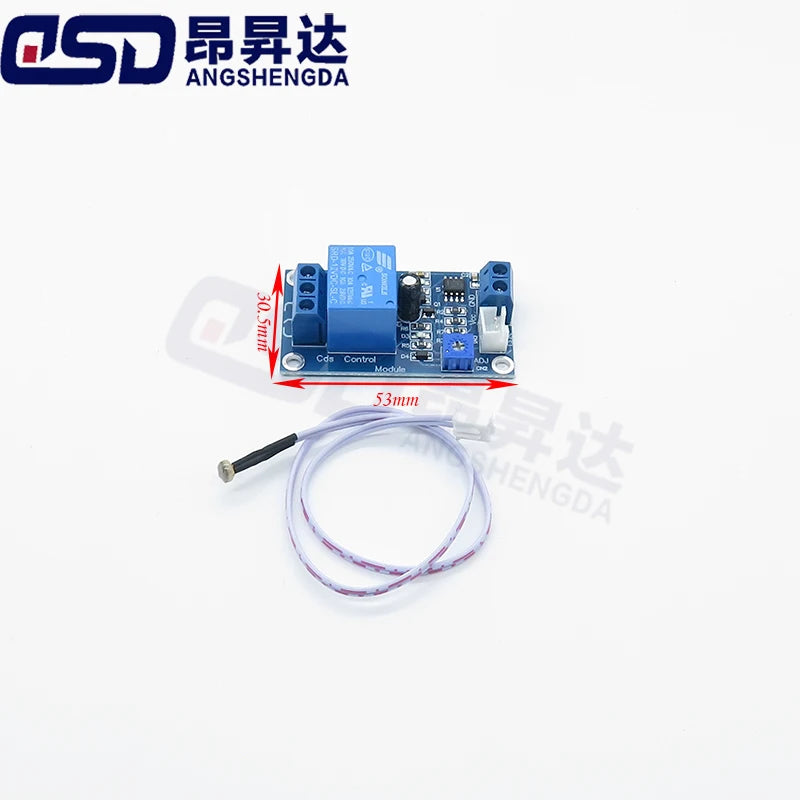 XH-M131 DC 5V / 12V/ 24V Light Control Switch Photoresistor Relay Module 10A brightness Automatic Control Module