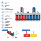 1 In Multiple Out Mini Fast Wire Connectors Universal Compact Push-in Terminal Block Cable Splitter LED Lighting Wiring 1/5/10PC
