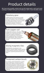 Planetary Gear DC Reduction Motor 24V Mingyang 42GP-775 Low-speed Small Motor Speed Regulation Micro Motor