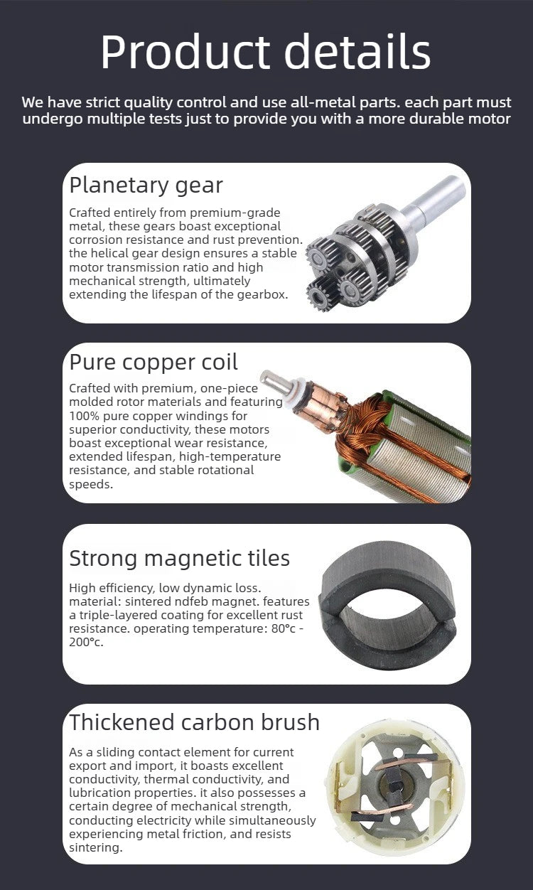 Planetary Gear DC Reduction Motor 24V Mingyang 42GP-775 Low-speed Small Motor Speed Regulation Micro Motor
