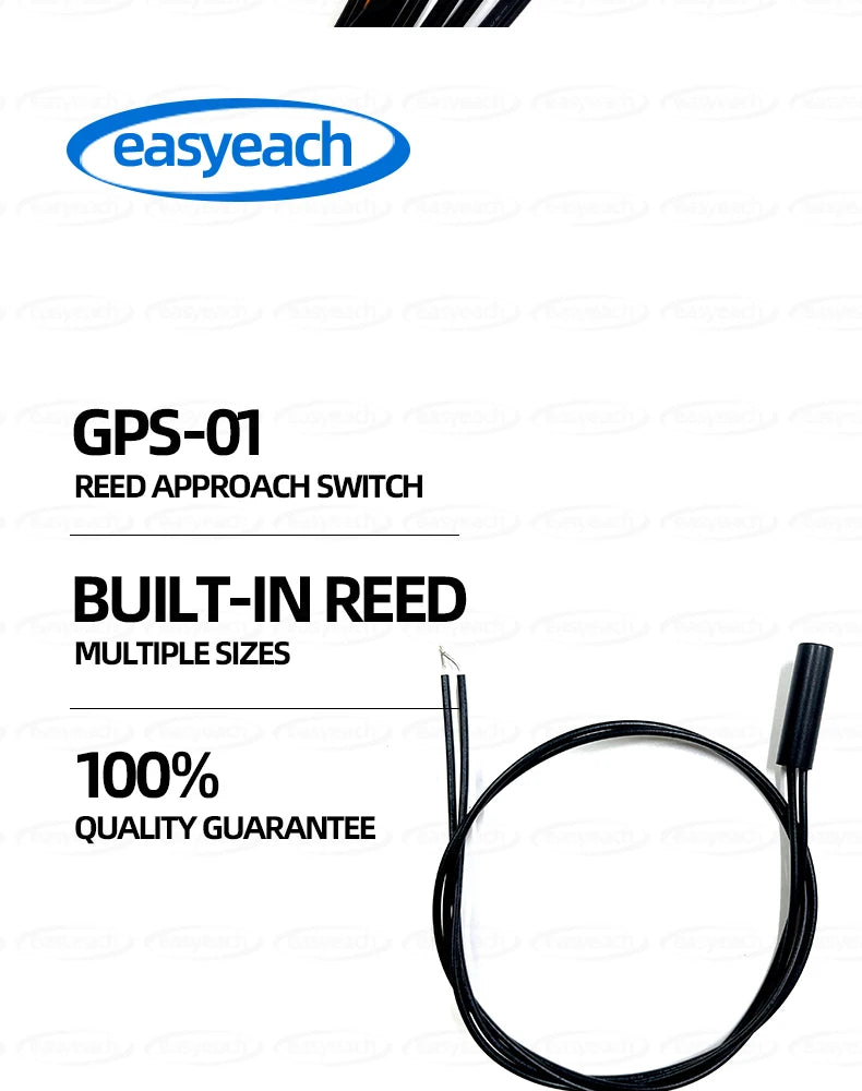 5pcs GPS-01 Reed switch 4x18mm 5x15/20/25mm 6x30/38mm NO/NC 6*38mmHP normally Open/closed Magnetron proximity Sensor GPS-01A /B