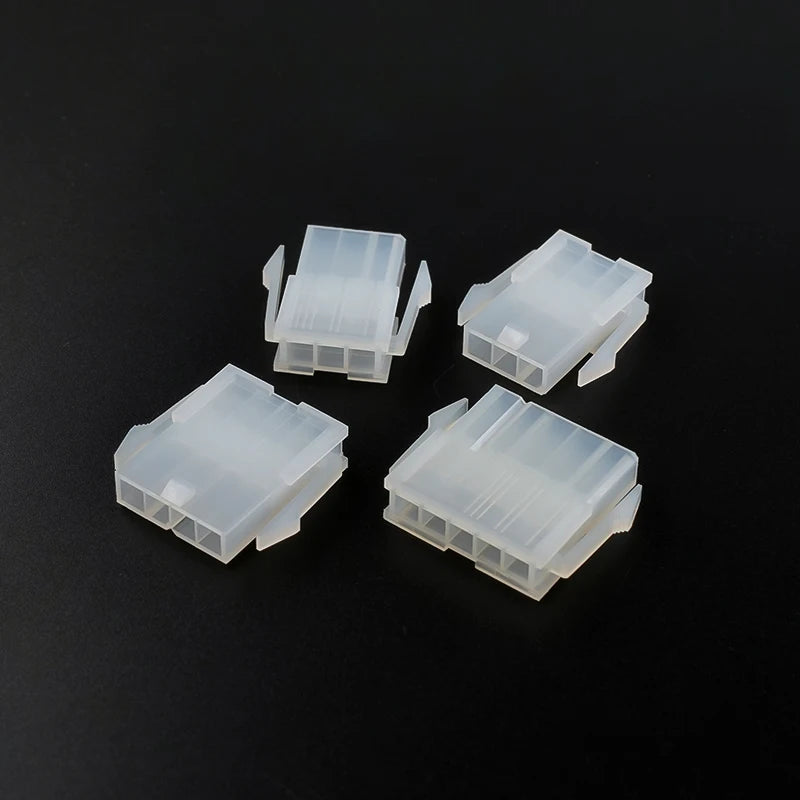 10Sets 4.2mm Pitch MOLEX Mini-Fit 5557/5559 Single Row 2/3/4/5/6P Male Female Housing Terminal Straight/Curved Needle Connector