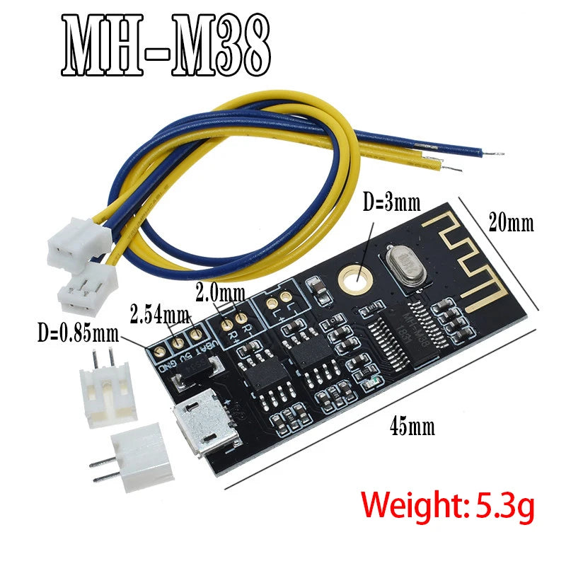 MH-M18 MH-M28 MH-M38 Bluetooth 4.2 Audio Receiver Module Wireless Stereo Music Board Type-C Micro USB
