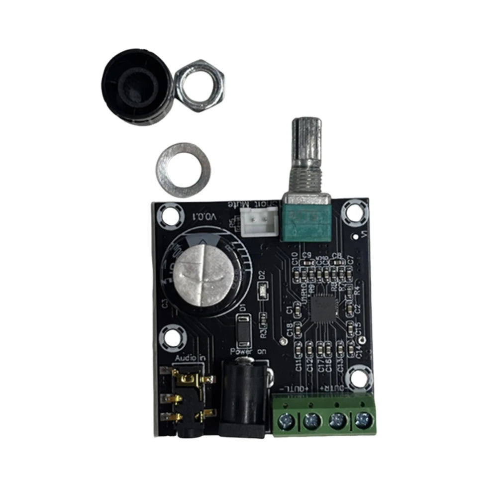 PAM8610 Digital Power Amp Board Class D Audio Power Amplifier Board with Delay Dual Channel Multiple Protection Accessories