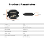 COOSPO BK467 Cadence / Speed Sensor Dual Mode Rpm Monitor Bluetooth 4.0 ANT+ Road Bike For Wahoo Garmin Computer