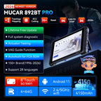 MUCAR 892BT PRO OBD2 Scanner Topology Mapping Diagnostic Tools Support J2534 CANFD DOIP Protocol 35 Resets Lifetime Free Update
