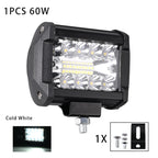 Car Work Light LED Offroad 4x4 Spotlights Fog Lamp Diode Headlight SUV ATV Tractor Boat Trucks Excavator Light Bar 12V 24V