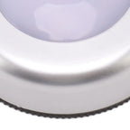 2 Pack Energy Saving Motion Sensor Night Light Battery Powered Small LED Induction Lamp White Light Round Sensing Lamp Drawer