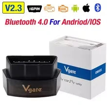 Vgate ICar Pro ELM327 V2.3 OBD 2 Car Diagnostic Tool WIFI Bluetooth 4.0 for IOS/Android BT3.0 Auto Scanner OBD2 Code Reader