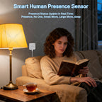 Tuya Zigbee WiFi 24G MmWave Radar Detector Human Presence Sensor  APP Control For Smart Home Security Protector