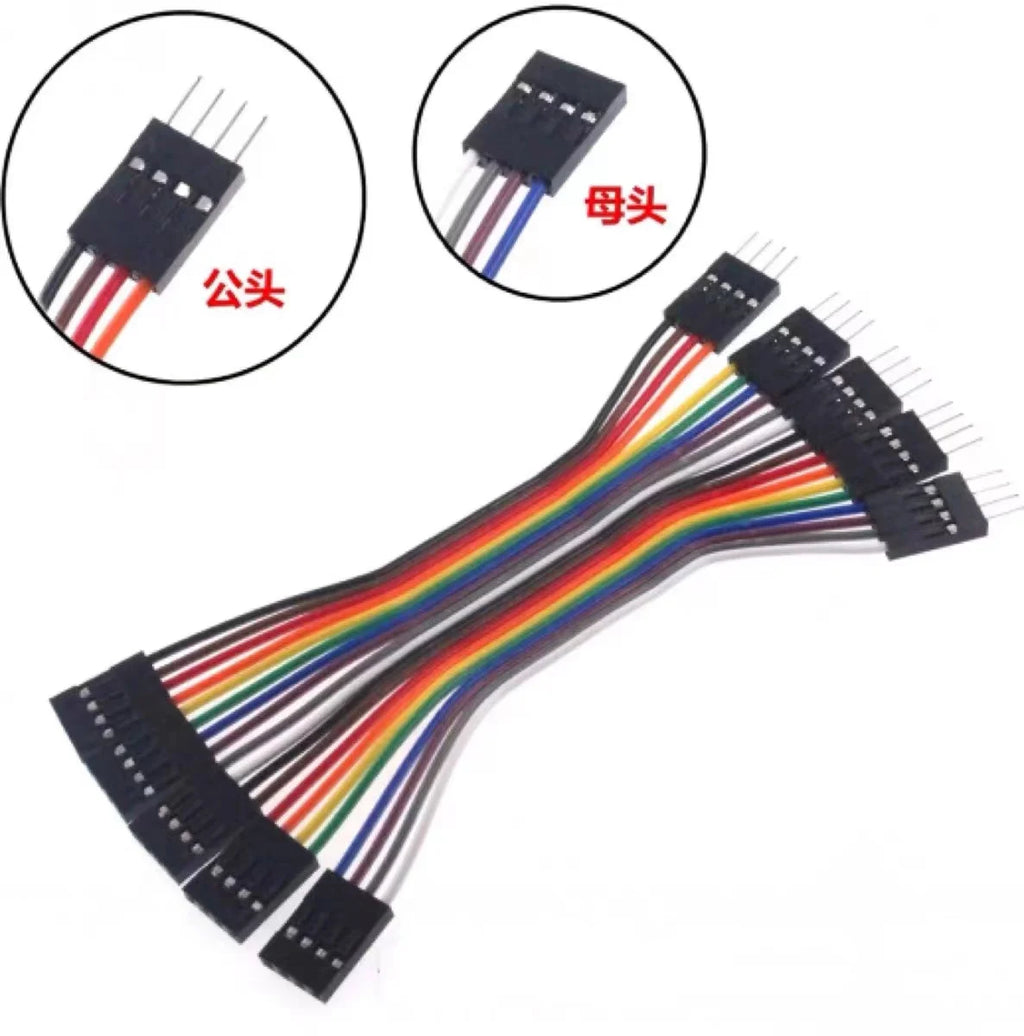 10PCS 2.54mm Double Head DUPONT LINE Jumper Wire Dupont Connector Cable 2.54MM 2P/3P/4P/5P/6P/8P/9P/10P Long 10/20/30CM