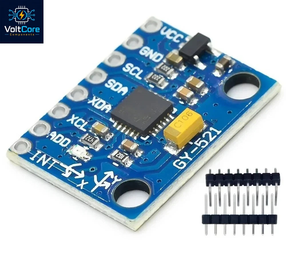GY-521 MPU-6050 MPU6050 3 Axis Analog Gyroscope Sensors + Accelerometer Module IIC For Arduino Quadcopter Drone 3-5V DC