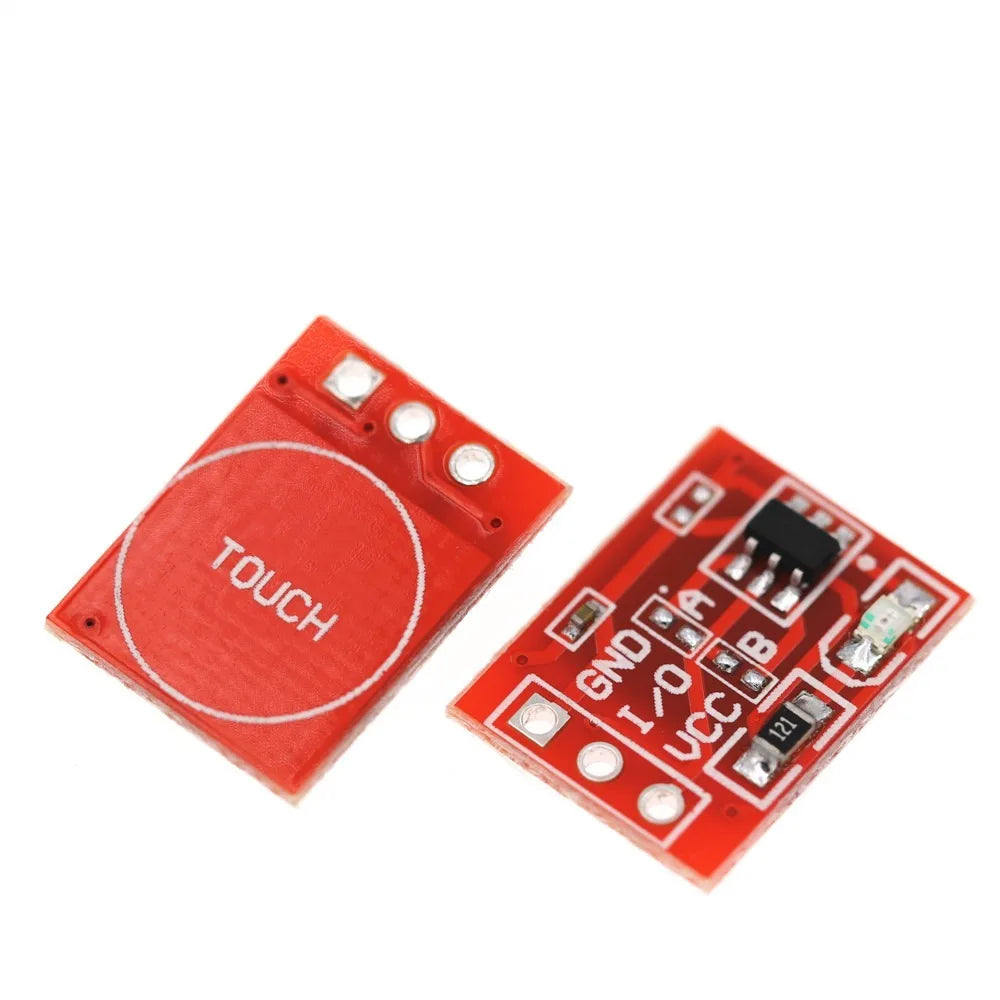 100/200/300/400PCS TTP223 Touch Button Module Capacitor Type Single Channel Self Locking Touch Switch Sensor