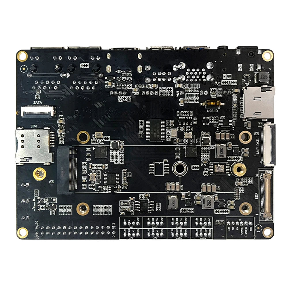 Youyeetoo YY3568 ARM AI Dev Board Rockchip RK3568 Quad Core A55 Motherboard Dual Gigabit Ethernet WiFi6 Android11 Debian Support