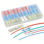 50-500Pcs Boxed Solder Seal Wire Connectors Kit 3:1 Heat Shrink Butt Connectors Waterproof Insulated Electrical Terminals