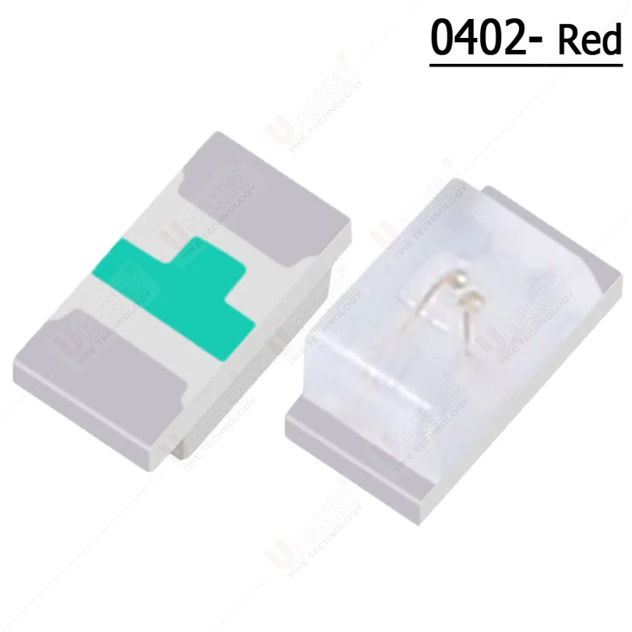 1000Pcs 0402 SMD LED Diodes Chip  Warm White Red Green Blue Yellow Orange UV Purple Pink RGB DIY PCB Lamp Light Beads Emitting