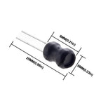 10PCS 3.3MH 2.2MH 4.7MH 0608 6*8mm 10MH I-shape Power Inductor Inductance 1MH 68uh 100uh 150UH 220 330 470 uH Copper Coi