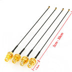 U.FL IPX IPX1 UFL to RP-SMA Female Bulkhead Antenna WiFi Pigtail SMA Connector 1.13 Cable For PCI Card Wireless Router