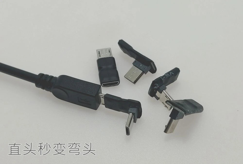 90 Degree USB Left Right Up Angled Micro 5pin Female to Micro USB Male Data Adapter to Mini USB Plug Plug Micro USB