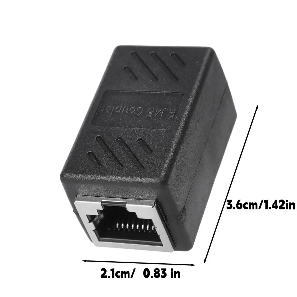 RJ45 Coupler Ethernet Cable Connectors Female To Female 1000Mbps High-speed Network Extender Adapters for Cat7/Cat6/Cat5/Cat5e