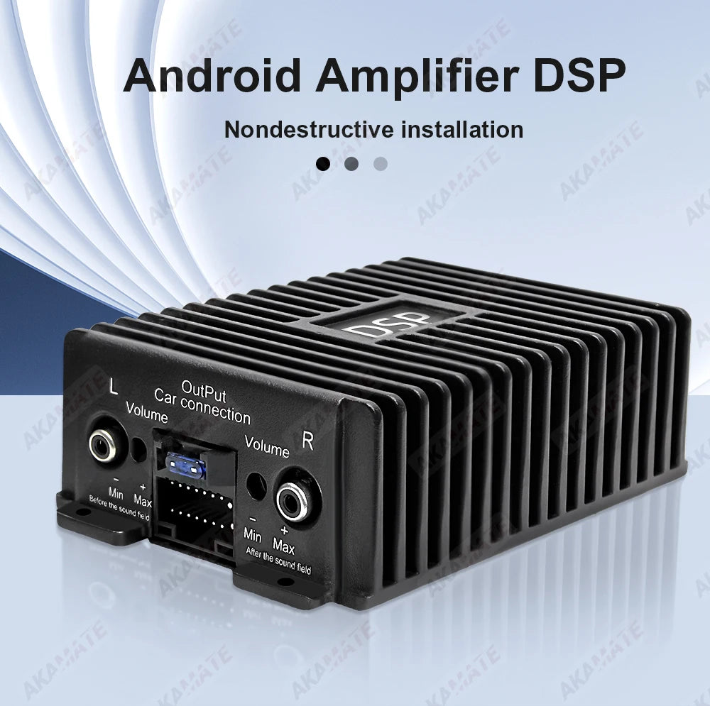 Car Radio Amplifier for Android Radio DSP Non Destructive Modification Speaker Enhance Sound Car Audio Processor 4 Channel