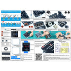 DIY Electronic Watch Kit 0.28'' LED Digital Tube Creative Watch Soldering Kit Microcontroller Watch Kit with Silicone Strap&Case
