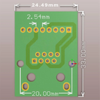 Supernew 4PCS RJ45 Ethernet Female Socket Connector Breakout Board,2.54mm Connector Board Shielded Network Adapter Terminal