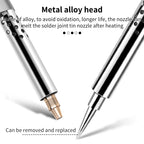 LUXIANZI 220V 50Hz Electric Suction Gun Vacuum Solder Sucker Tin Soldering Iron Desolder Pump Repair Welding Tools with Nozzle