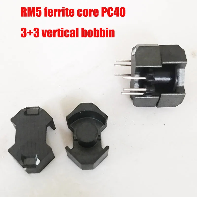 RM5 RM6 RM8 Ferrite Cores With Bobbin Transformer Core PC40 Magnetic Cores Mn-Zn Magnets