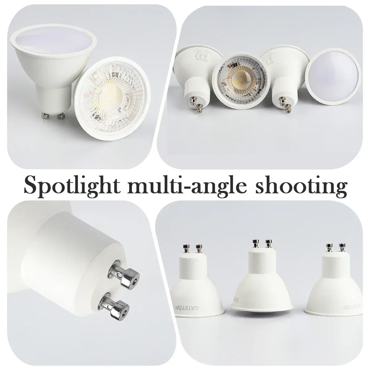 10pcs LED Spotlight GU10 Bulb 5W 6W 7W 8W 9W GU10 AC 220V 100V Replace 30W 40W 50W Halogen Lamp for Home Lighting Derection