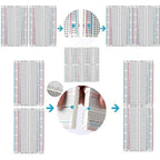 MB-102 Breadboard 400 830 Points Solderless PCB Bread Board Jumper Wire Cable Prototype Board DIY for Arduino Kit