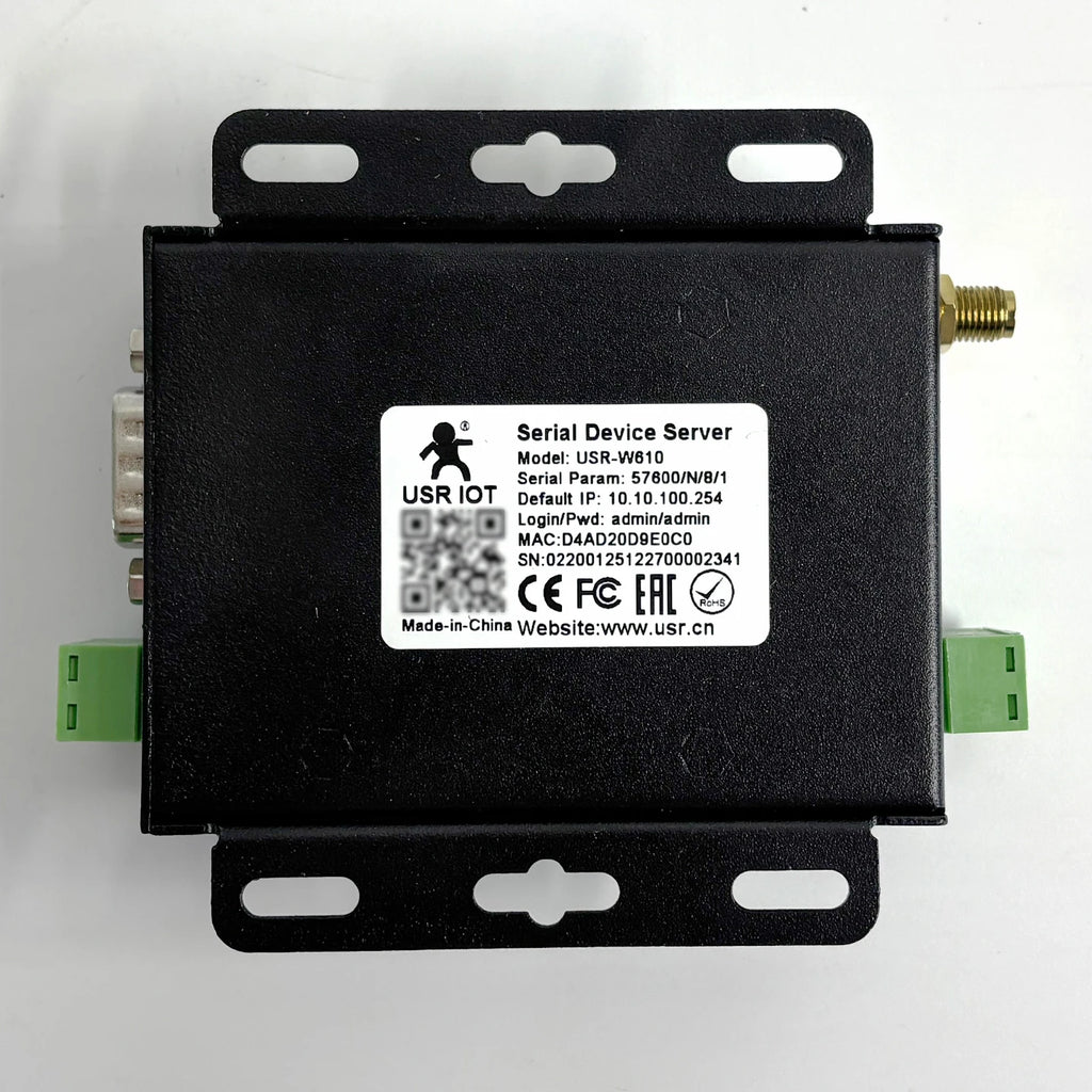 RS485 RS232 Serial to WiFi Device Server Modbus RTU to TCP Ethernet Converter Support Wireless Modbus Gateway Port PUSR USR-W610