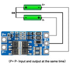 HX-2S-JH20 BMS 2S 10A 7.4V 18650 lithium battery protection board 8.4V balanced function overcharged protection Good
