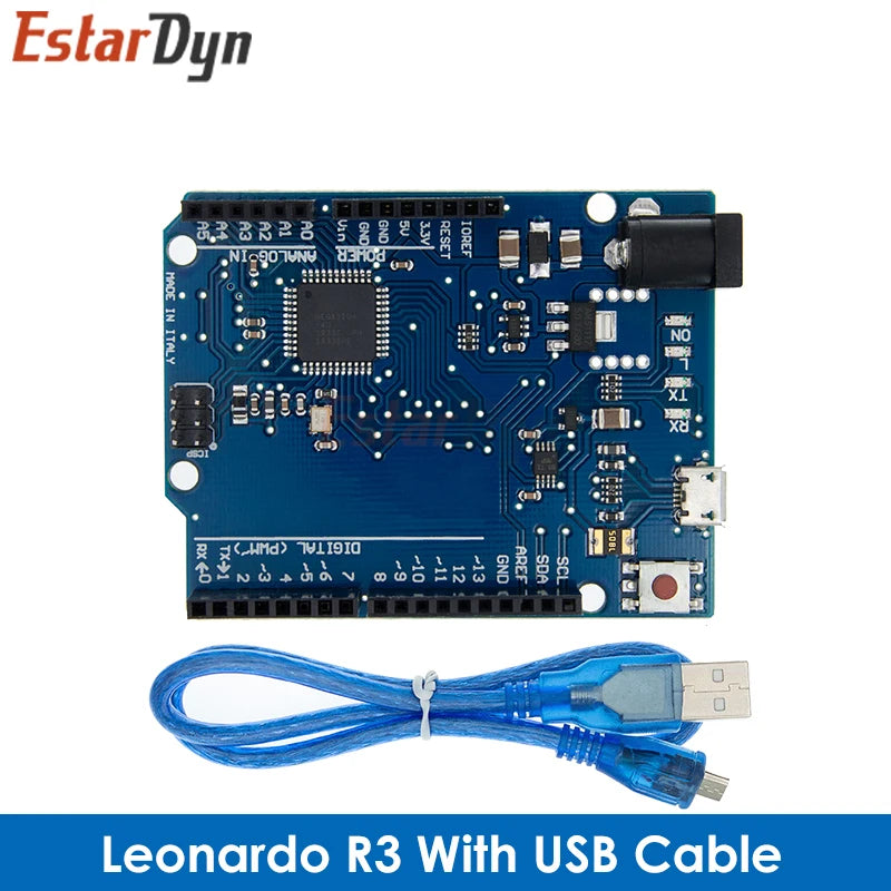 Leonardo R3 Microcontroller Original Atmega32u4 Development Board Or With USB Cable Compatible For DIY Starter Kit